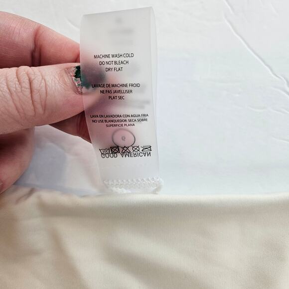 Good American Basic Better Bikini Cheeky Bottom Swim Ivory Plus 3x Pool Beach - Picture 6 of 8